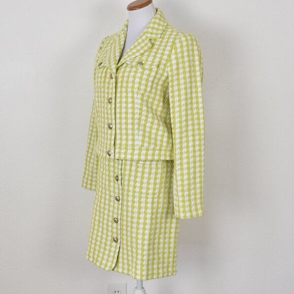 Talbots Tweed Skirt Suit Set NEW - 2 - Picture 7 of 14